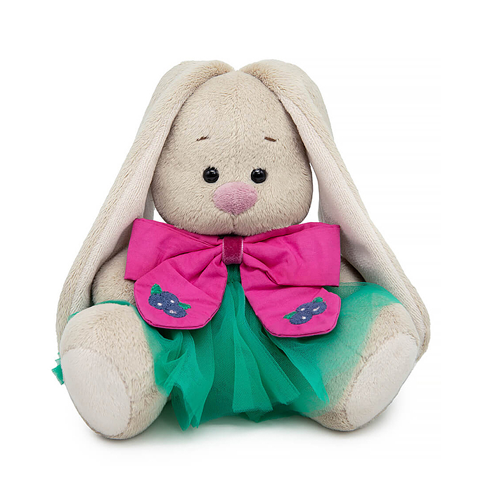Мягкая игрушка Зайка Ми в пышной юбке и с бантом 15 см