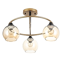 Люстра "Сицилия" 3х60Вт Е27 Золото 49х49х25,5см