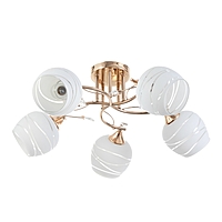 Люстра "Рафаэль" 5х60Вт Е27 Золото 61х61х22,5см