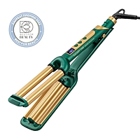 Стайлер Galaxy LINE GL 4648, 80 Вт, керамическое покрытие, d=16 мм, до 230°C, зелёный