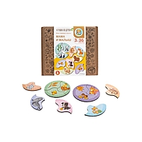 Пазлы из дерева «Мои первые пазлы. Мама и малыш», 36 эл.