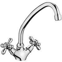 Смеситель для кухни Fashun A4125 хром