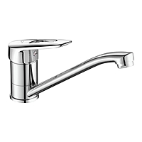 Смеситель для кухни Fashun A4207 длинный излив хром