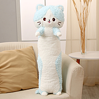 Мягкая игрушка "Кот", 80 см, цвет голубой