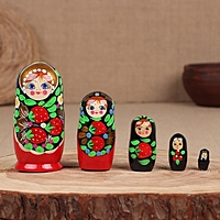 Матрёшка "Наталья", 12 см, 5-кукольная