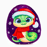 POMPOSHKI Мягкая игрушка "ЯйцоЗмея"  (в шапке и шарфе)