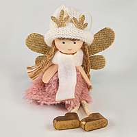 Куколка в шоубоксе "Фея" в шапке с шарфом
