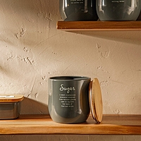 Банка для сыпучих продуктов Sugar Каса Перфекто 12х12см