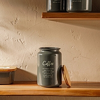 Банка для сыпучих продуктов Coffee Каса Перфекто 9,5х14см