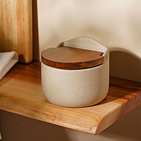 Банка для сыпучих продуктов SL Home "Стоун форест", 350мл, 10,5х8,5х9,5см,
