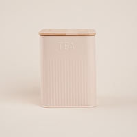 Банка для сыпучих продуктов металлическая Tea Сан-Лоренцо 10х10х13 см