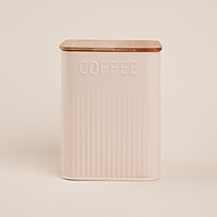 Банка для сыпучих продуктов металлическая Coffee Сан-Лоренцо 10х10х13 см