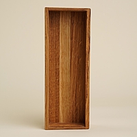 (SL HOME) Подставка для столовых приборов и специй, 27х10х5 см, дуб