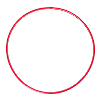 Обруч диаметр 80 см, цвет красный