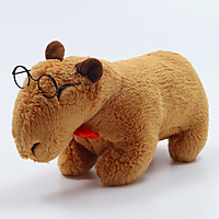 POMPOSHKI мягкая игрушка Капибара Умник