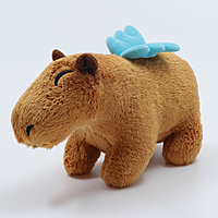 POMPOSHKI мягкая игрушка Капибара Ангелок