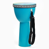 Барабан Джембе "Динозаврик", 21.5 х 40 см, голубой