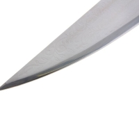 Нож на подставке, растительный рисунок на лезвии, 8*2,5*45см