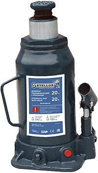 Домкрат STELLOX 80-00300-SX 20 т бутылочный 235-445 мм