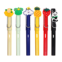 Набор карандашей 6 цветов, вечные, резиновый декор