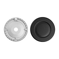 Варочная панель HOMSair HGG646BK, газовая, 4 конфорки, чёрный