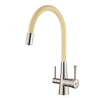 Смеситель для кухни Lemark Comfort LM3075BN-Beige бежевый