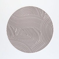 Салфетка сервировочная «Арт», d=38 см, цвет серый