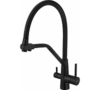 Смеситель для кухни Fmark FS0762H под фильтр гибкий черный