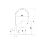 Смеситель для кухни Fmark FS0762C под фильтр гибкий бронза