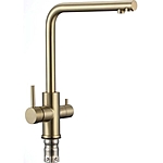 Смеситель для кухни Fmark FS0962C под фильтр бронза