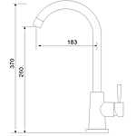 Смеситель для кухни GROSS AQUA Neosteel 3211611SS хром