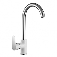 Смеситель GROSS AQUA Space White Chrome 3118288СW-В02 белый