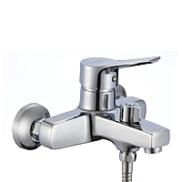 Смеситель для ванны D-Lin D130418 короткий излив хром