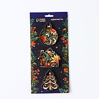 Набор форм для печенья "Игрушки", 3 шт