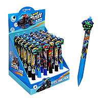 Ручка гелевая СТИРАЕМЫЕ ЧЕРНИЛА, стержень синий, 0.5 мм, автомат, корпус Машина МИКС