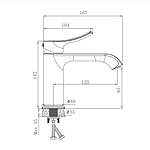 Смеситель для раковины Haiba HB10553-7 черный