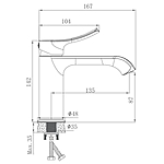Смеситель для раковины Haiba HB10553-8 белый