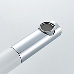 Смеситель для раковины Ledeme L1152 с гайкой белый/хром