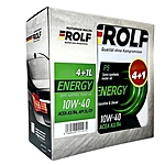 Масло моторное Rolf Energy 10W-40 A3/B4 4+1 л п/синт. Акция!