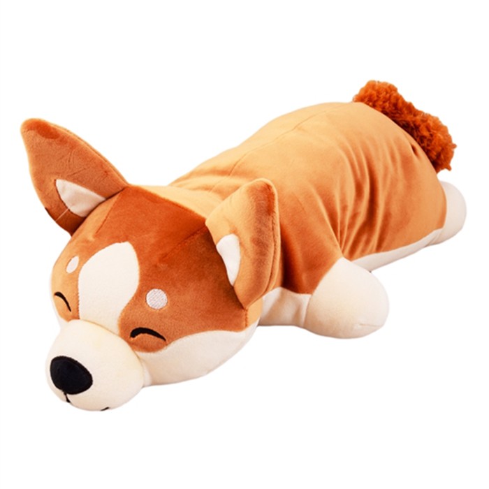 Мягкая игрушка Корги Сплюша лежачая 50 см 6385/КЧ/50