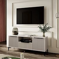 Тумба под ТВ «Кимберли», 1345×406×565 мм, цвет кашемир/кашемир