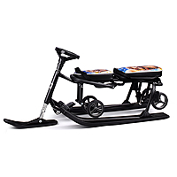Снегокат Барс 507 Twins Baby Wheel Ёжики для двоих