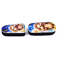 Снегокат Барс 507 Twins Baby Wheel Ёжики для двоих