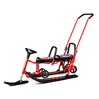 Снегокат Барс 507 Twins Baby Wheel Медвежонок для двоих