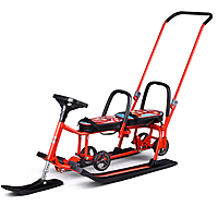 Снегокат Барс 507 Twins Baby Wheel Медвежонок для двоих