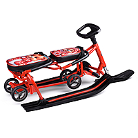 Снегокат Барс 507 Twins Baby Wheel Медвежонок для двоих