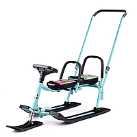 Снегокат Барс 505 Twins Baby Push Черепашки для двоих
