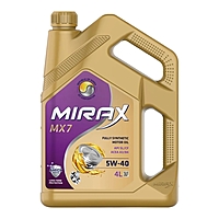 Масло моторное Mirax MX7 5W-40 SL/CF A3/B4 4 л синт.