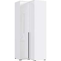 Шкаф угловой Норд, 906х906х2236, Белый глянец