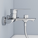 Смеситель для ванны AVRORA Line Gun Metall AV3131GM